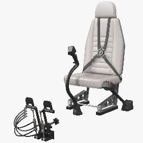 3D Helicopter Primary Controls model